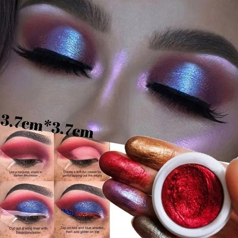 12 Colors Mixed Colors Powder Pigment Glitter Mineral Spangle Eyeshadow Makeup Cosmetics Set Make Up Shimmer Shining Eye Shadow