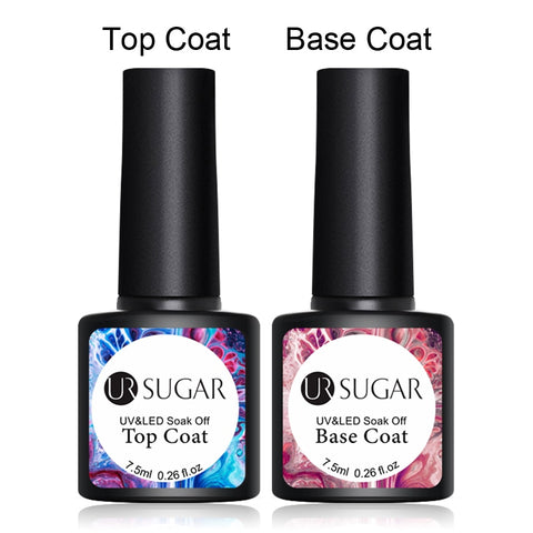 UR SUGAR Glitter UV Gel Nail Polish Set Nude Color Series Led Nail Gel Varnish Semi Permanent Nail Lacquer Sequins Gel 2pcs/set
