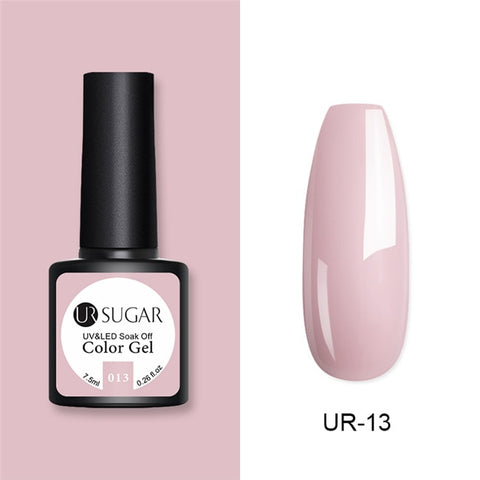UR SUGAR Glitter UV Gel Nail Polish Set Nude Color Series Led Nail Gel Varnish Semi Permanent Nail Lacquer Sequins Gel 2pcs/set