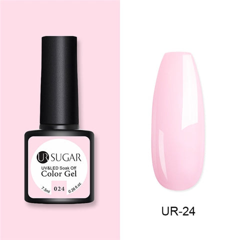 UR SUGAR Glitter UV Gel Nail Polish Set Nude Color Series Led Nail Gel Varnish Semi Permanent Nail Lacquer Sequins Gel 2pcs/set
