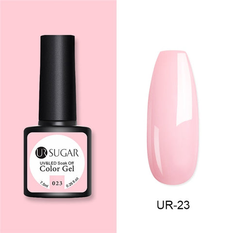 UR SUGAR Glitter UV Gel Nail Polish Set Nude Color Series Led Nail Gel Varnish Semi Permanent Nail Lacquer Sequins Gel 2pcs/set