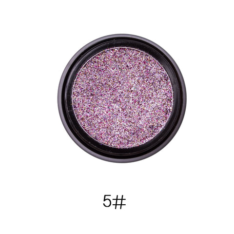 Hot 14 Colors Sequins Face Body Powder High Pigment Makeup Shimmer Body Glitter Eyes Make Up Lip Nail Body Powder Cosmetics