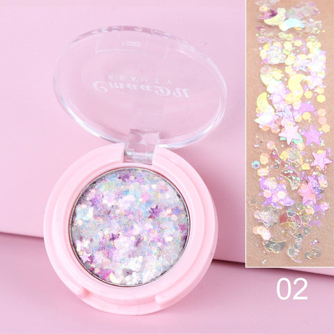 Eyeshadow Glitter Nail Hair Body Face Glitter Gel Art Flash Lasting Shimmer Eye Shadow Powder Makeup Waterproof Cosmetic TSLM2