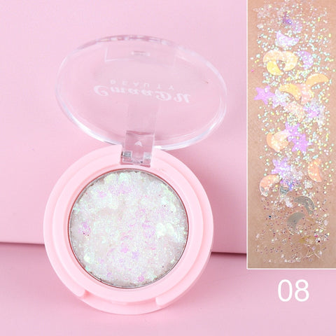 Eyeshadow Glitter Nail Hair Body Face Glitter Gel Art Flash Lasting Shimmer Eye Shadow Powder Makeup Waterproof Cosmetic TSLM2