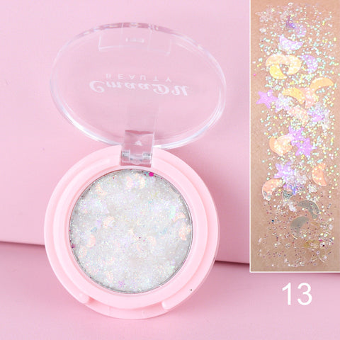 Eyeshadow Glitter Nail Hair Body Face Glitter Gel Art Flash Lasting Shimmer Eye Shadow Powder Makeup Waterproof Cosmetic TSLM2