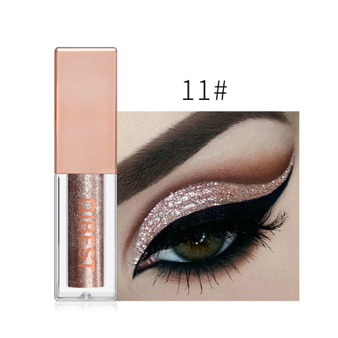 15 Colors Eyeshadow Glitter Liquid Easy To Wear Makeup Long Lasting Eyes Glow Shimmer Shiny Pigments Make Up Eye Shadow