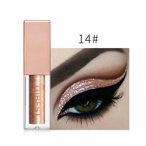 15 Colors Eyeshadow Glitter Liquid Easy To Wear Makeup Long Lasting Eyes Glow Shimmer Shiny Pigments Make Up Eye Shadow