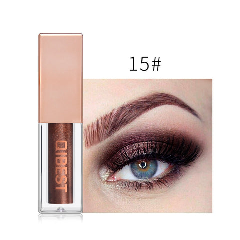 15 Colors Eyeshadow Glitter Liquid Easy To Wear Makeup Long Lasting Eyes Glow Shimmer Shiny Pigments Make Up Eye Shadow