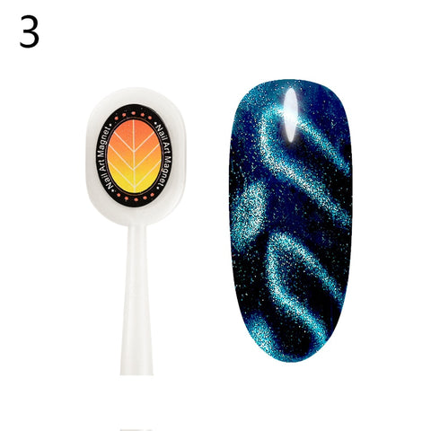 Mtssii Nail Art Magnet Stick Cat Eyes Magnet for Nail Gel Polish 3D Line Strip Effect Strong Magnetic Pen Tools for Gel Varnish