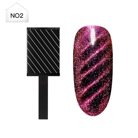 Mtssii Nail Art Magnet Stick Cat Eyes Magnet for Nail Gel Polish 3D Line Strip Effect Strong Magnetic Pen Tools for Gel Varnish