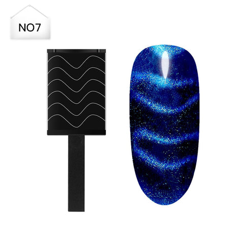 Mtssii Nail Art Magnet Stick Cat Eyes Magnet for Nail Gel Polish 3D Line Strip Effect Strong Magnetic Pen Tools for Gel Varnish