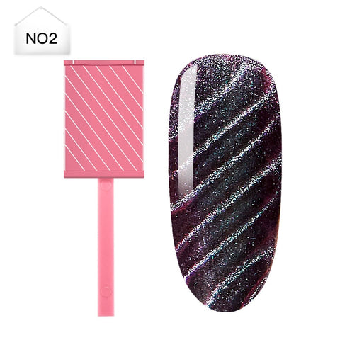 Mtssii Nail Art Magnet Stick Cat Eyes Magnet for Nail Gel Polish 3D Line Strip Effect Strong Magnetic Pen Tools for Gel Varnish