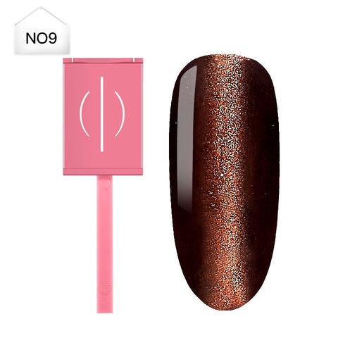 Mtssii Nail Art Magnet Stick Cat Eyes Magnet for Nail Gel Polish 3D Line Strip Effect Strong Magnetic Pen Tools for Gel Varnish