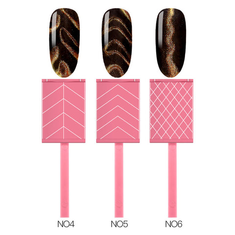 Mtssii Nail Art Magnet Stick Cat Eyes Magnet for Nail Gel Polish 3D Line Strip Effect Strong Magnetic Pen Tools for Gel Varnish