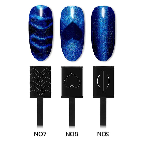 Mtssii Nail Art Magnet Stick Cat Eyes Magnet for Nail Gel Polish 3D Line Strip Effect Strong Magnetic Pen Tools for Gel Varnish