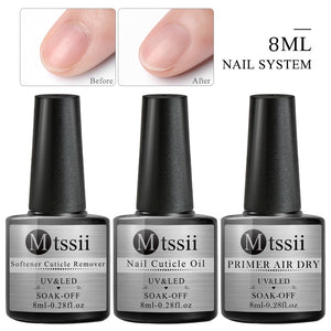 Mtssii Softener Cuticle Remover Nail Cuticle Oil Primer Air Dry Nail Care Tips Treatment Tools Manicure Top Base Matte Coat