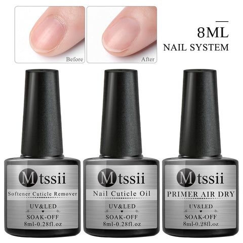 Mtssii Softener Cuticle Remover Nail Cuticle Oil Primer Air Dry Nail Care Tips Treatment Tools Manicure Top Base Matte Coat