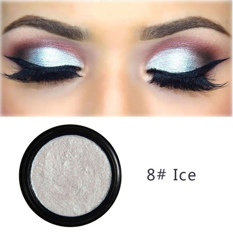 PHOERA Metal Eyeshadow Makeup Palette Nude Red Black Color Glitter Eye Shadow Natural Eyes Make Up maquillage TSLM2