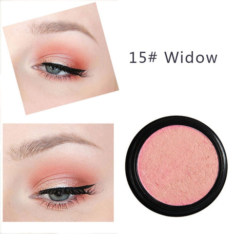 PHOERA Metal Eyeshadow Makeup Palette Nude Red Black Color Glitter Eye Shadow Natural Eyes Make Up maquillage TSLM2