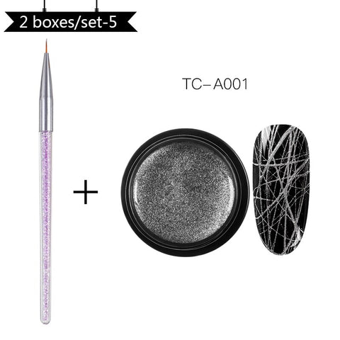 5ml Spider Gel Creative Wire Drawing Nail Gel Lacquer Point To Line Pulling Silk Spider Gel Polish Painting Nail Tips Manicure