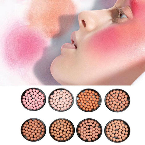 1PC Waterproof Long-lasting Rouge Foundation Cosmetics Face Contour Makeup Tools Blusher Face Blush Ball Makeup Tools