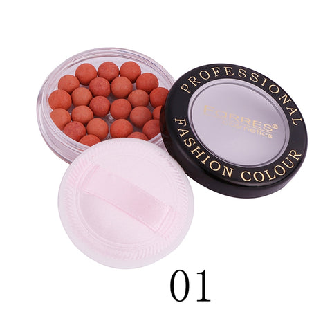 1PC Waterproof Long-lasting Rouge Foundation Cosmetics Face Contour Makeup Tools Blusher Face Blush Ball Makeup Tools