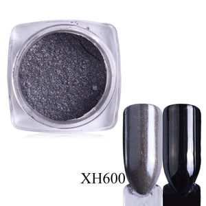 0.5g Nail Mirror Glitter Powder Metallic Color Nail Art UV Gel Polishing Chrome Flakes Pigment Dust Decorations Manicure TRC/ASX