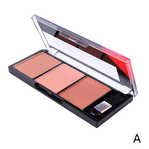 Face Blush Palette Easy To Wear Makeup Natural Powder Rouge Women Makeup Natural Blush Palette Durable Colors Blush With Brush