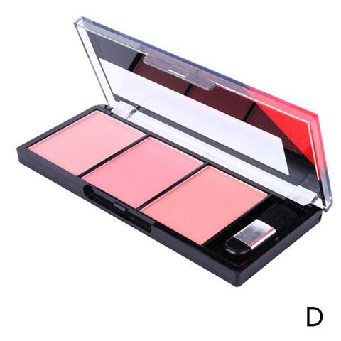 Face Blush Palette Easy To Wear Makeup Natural Powder Rouge Women Makeup Natural Blush Palette Durable Colors Blush With Brush