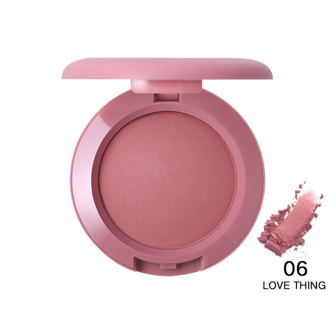 Miss Rose 12 Colors Face Baked Cheek Blush Palette Nude Rose Mineral Powder Blusher Kit Makeup Natural Bronzer Blusher Cosmetic