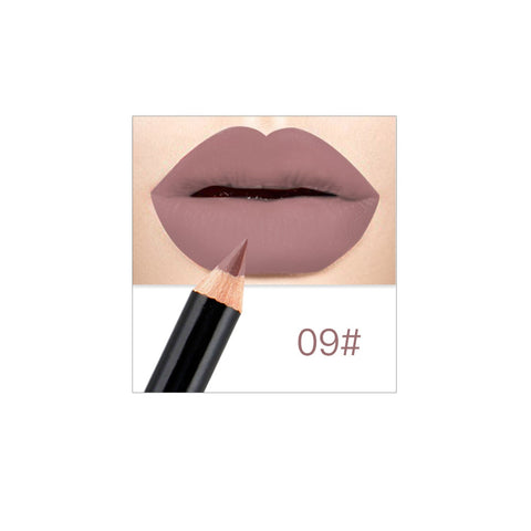 12 Colors Fashion Matte Lip Liner lipstick pen Long Lasting Pigments Waterproof no blooming Smooth soft Makeup tools lips TSLM1