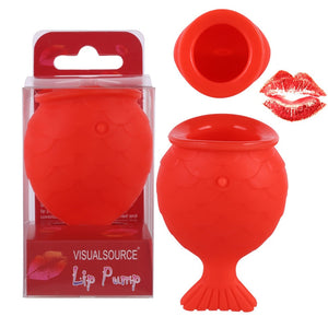 Silicone Sexy Full Lip Plumper fish shape Lip Enhancer Device Nipple Increase lips Lip Plump Pro