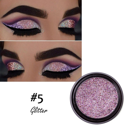 Hot Sale Shimmer Eye Glitter Makeup Powder 12 Colors Waterproof Long Lasting Gold Red White Blue Eyes Palette Recommend