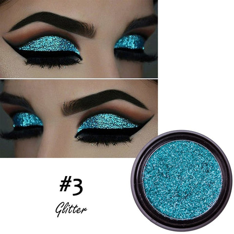 Hot Sale Shimmer Eye Glitter Makeup Powder 12 Colors Waterproof Long Lasting Gold Red White Blue Eyes Palette Recommend