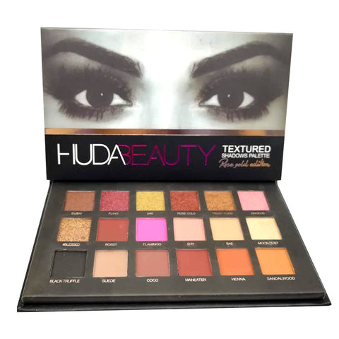 Hudas Beauty Palette Eyeshadow 18 Colors Rose Palette Matte Eyeshadow Glitter Palette Make Up Set Beauty Matte Hudas Beauty Set