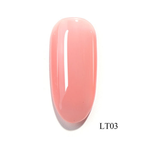 1pcs Translucent Nail Gel Polish Semi Permanent Primer Red Hybrid Top Coat Base Coat Soak Off Lacquer Nail Art Varnish TRLT01-06