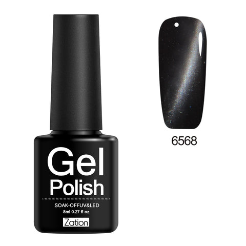 Zation Cat Eye Nail Gel Polish Shining Colorful Glue Nail Art Semi Permanent Magnetic Enamel Gel Nail Lacquer Varnish