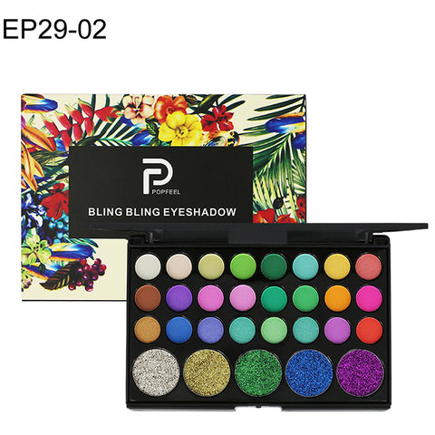 29 Color Eye Shadow Palette Glitter Waterproof Long-lasting Make Up Pressed Pigment Professional Makeup Matte Eyeshadow Pallete