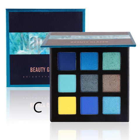 Jupiter Mars Neptune Saturn Uranus Makeup Eyeshadow Palette Shimmer Pigmented Eye Shadow Palette Dropship