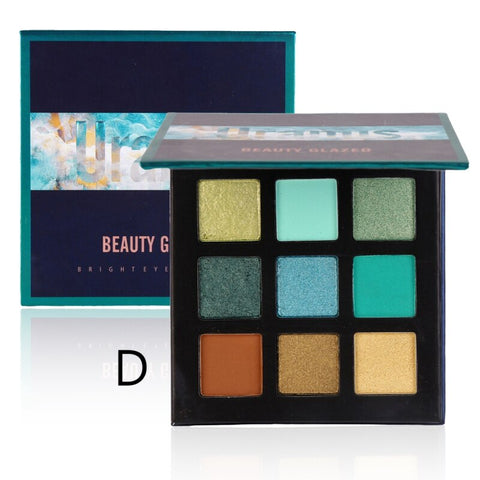 Jupiter Mars Neptune Saturn Uranus Makeup Eyeshadow Palette Shimmer Pigmented Eye Shadow Palette Dropship