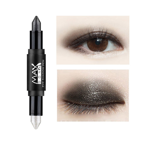 New Hot Double-end Shimmer Eyeshadow Pencils for Women Eyes Face Brighten White Glitter Highlighters Eye Shadow Make Up