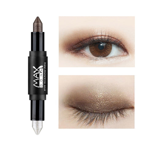 New Hot Double-end Shimmer Eyeshadow Pencils for Women Eyes Face Brighten White Glitter Highlighters Eye Shadow Make Up