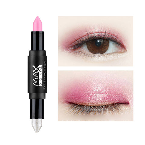 New Hot Double-end Shimmer Eyeshadow Pencils for Women Eyes Face Brighten White Glitter Highlighters Eye Shadow Make Up