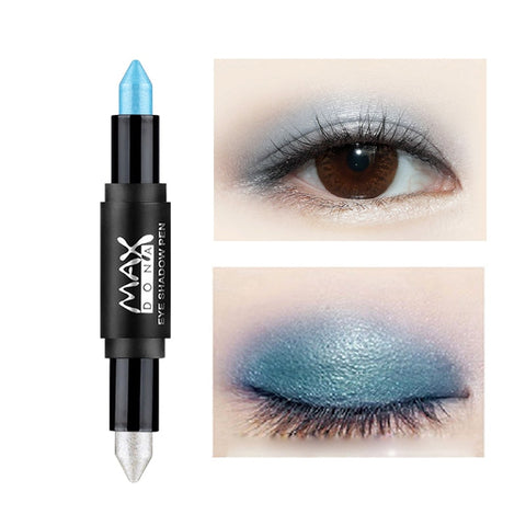 New Hot Double-end Shimmer Eyeshadow Pencils for Women Eyes Face Brighten White Glitter Highlighters Eye Shadow Make Up