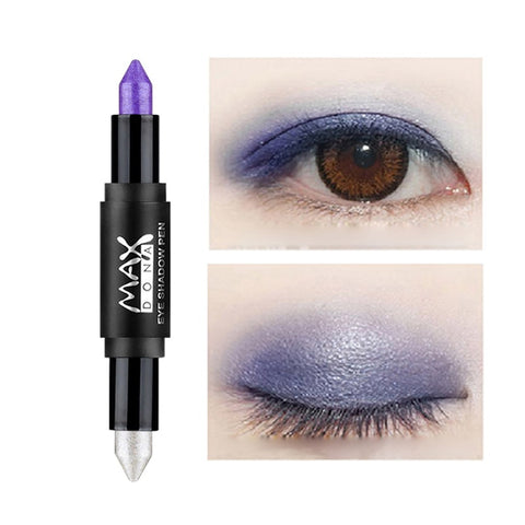 New Hot Double-end Shimmer Eyeshadow Pencils for Women Eyes Face Brighten White Glitter Highlighters Eye Shadow Make Up