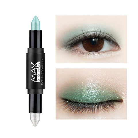 New Hot Double-end Shimmer Eyeshadow Pencils for Women Eyes Face Brighten White Glitter Highlighters Eye Shadow Make Up