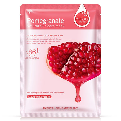 Lavender korean face mask acne Aloe Moisturizing Oil-control mask for face Cherry pomegranate Acne Treatment Facial skin care