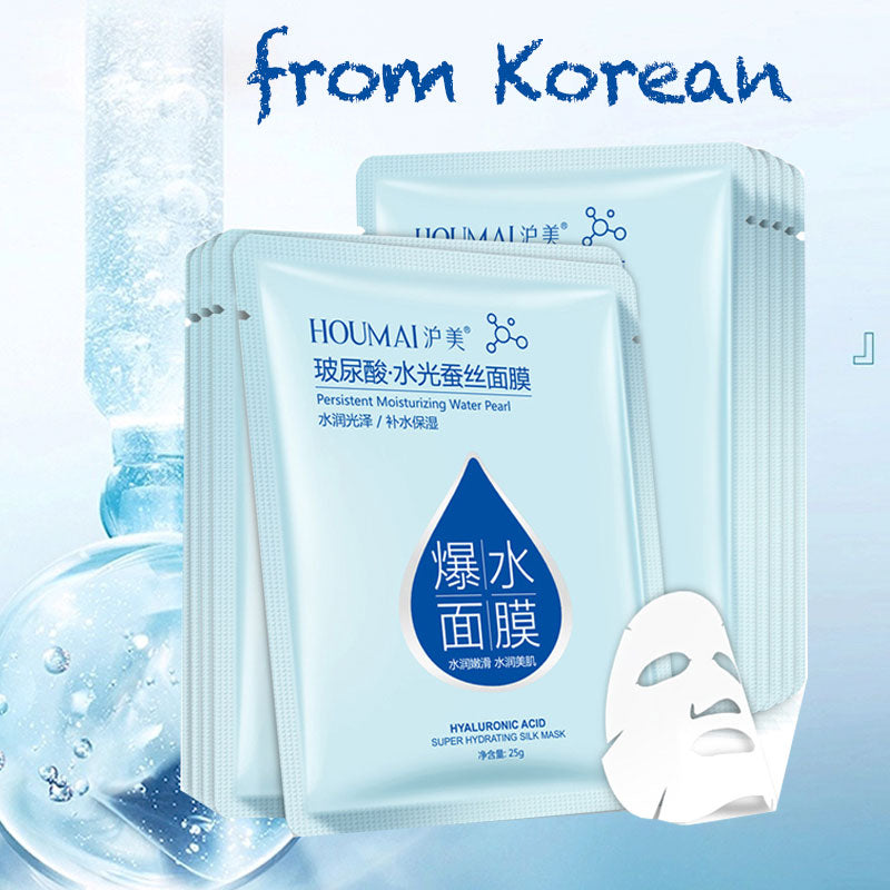 Hyaluronic acid face mask korean sheet mask Moisturizing facial mask skin care corean tony moly makeup  skincare