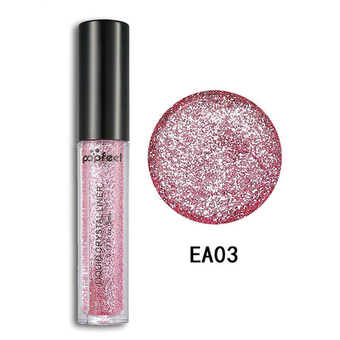 Eyes Makeup Glitter & Shimmer Liquid Diamond Make up Pearly Shinning Cream for Eye Shadow Eyeliner Long-lasting Eye Liner Shadow