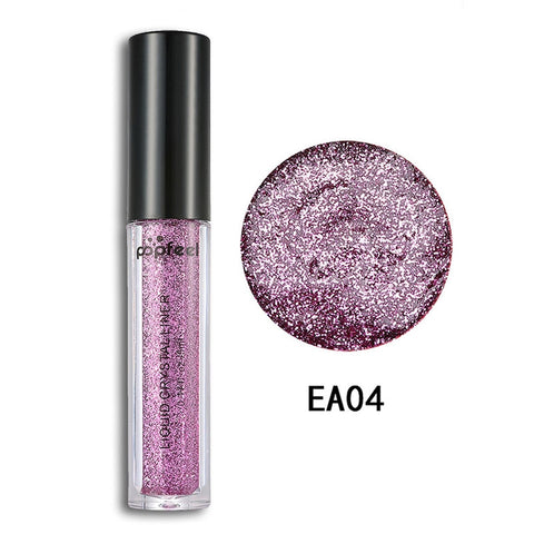 Eyes Makeup Glitter & Shimmer Liquid Diamond Make up Pearly Shinning Cream for Eye Shadow Eyeliner Long-lasting Eye Liner Shadow